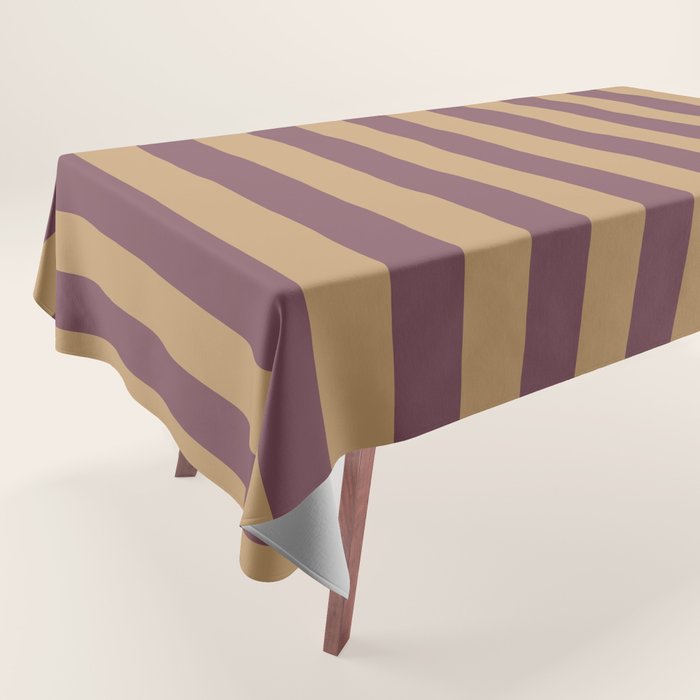 Nocturne Taffy Stripe - Cozy Heirloom Tablecloth Gallery Image 1