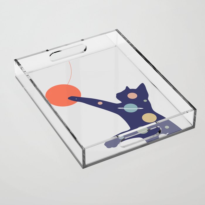 Cat Landscape 50 Acrylic Tray Gallery Image 1