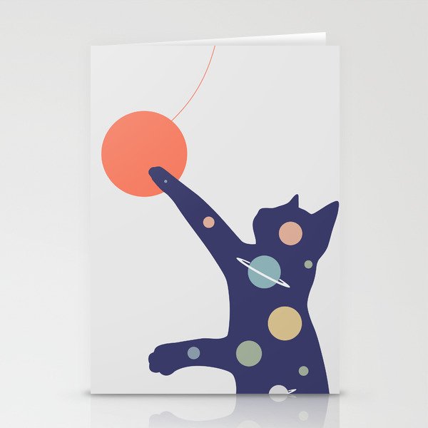 Cat Landscape 50 Stationery Card Gallery Image 2