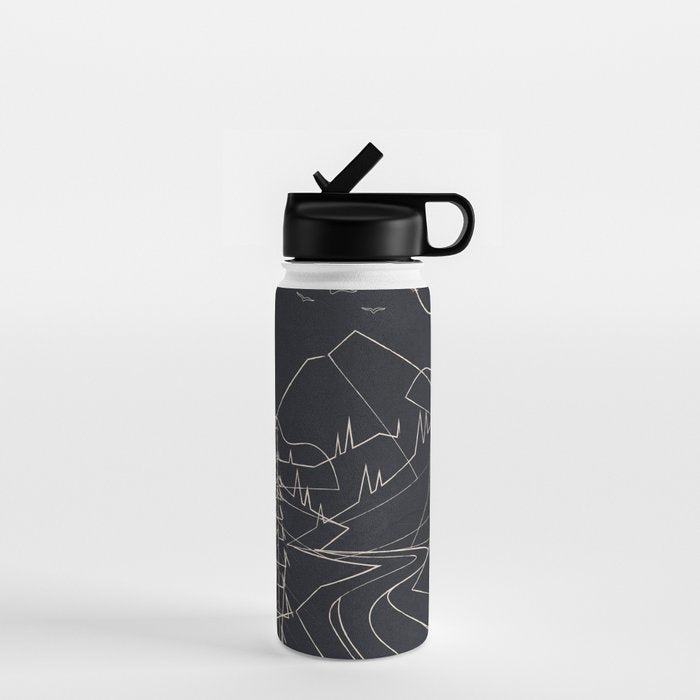 Minimalist Landscape 3 Water Bottle Gallery Image 1