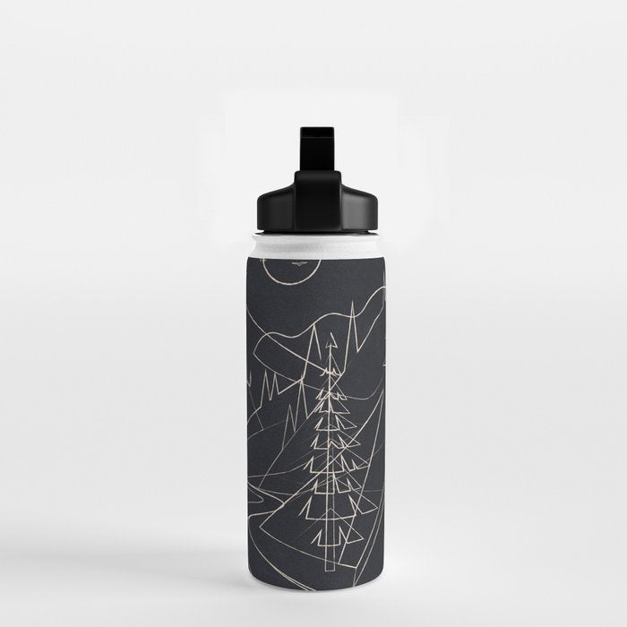 Minimalist Landscape 3 Water Bottle Gallery Image 2