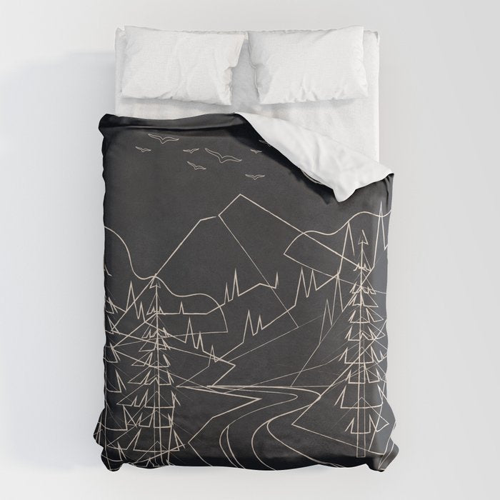 Minimalist Landscape 3 Duvet Cover Gallery Image 6