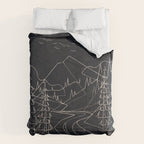 Minimalist Landscape 3 Comforter Gallery Image 6
