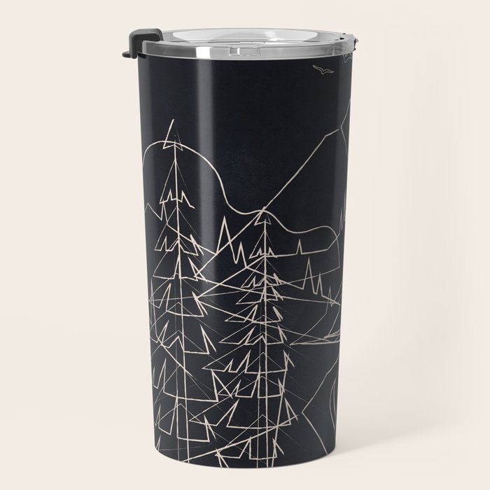 Minimalist Landscape 3 Travel Mug Gallery Image 3