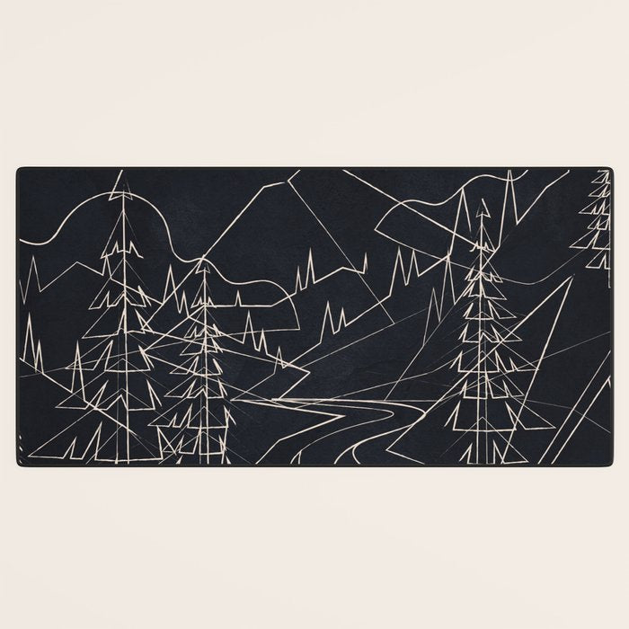 Minimalist Landscape 3 Desk Mat Gallery Image 3