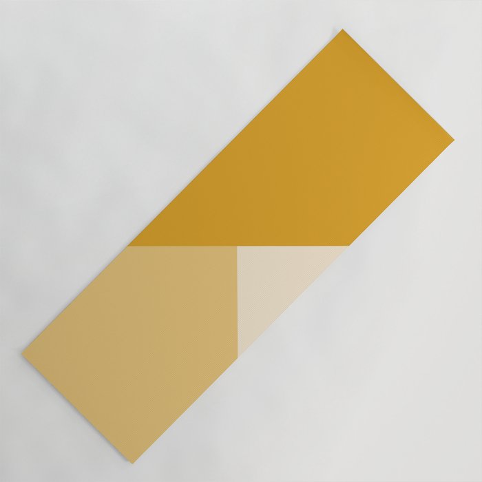 Mustard Tones Yoga Mat Gallery Image 1