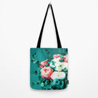 Floral & Confetti #digitalart #floral Tote Bag Gallery Image 2