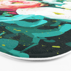 Floral & Confetti #digitalart #floral Bath Mat Gallery Image 3