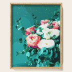 Floral & Confetti #digitalart #floral Serving Tray Gallery Image 1