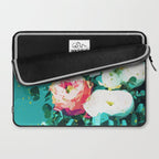 Floral & Confetti #digitalart #floral Laptop Sleeve Gallery Image 2