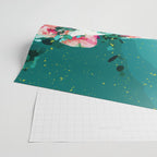 Floral & Confetti #digitalart #floral Wrapping Paper Gallery Image 2