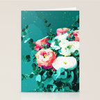 Floral & Confetti #digitalart #floral Stationery Card Gallery Image 2