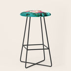 Floral & Confetti #digitalart #floral Stool Gallery Image 1