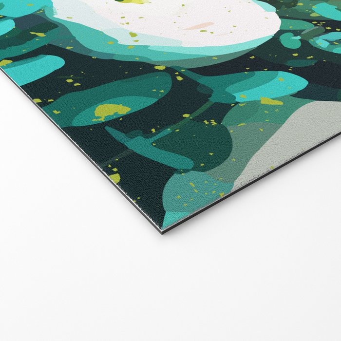 Floral & Confetti #digitalart #floral Welcome Mat Gallery Image 2