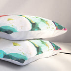 Floral & Confetti #digitalart #floral Pillow Sham Gallery Image 3