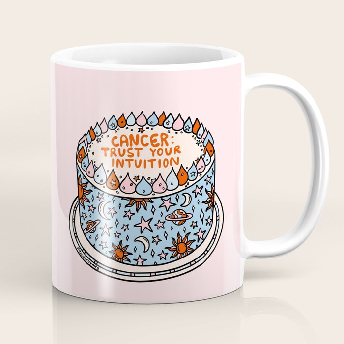 Cancer Cake Coffee Mug Gallery Image 1