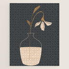 Minimal Abstract Art Vase Flower 3 Jigsaw Puzzle Gallery Image 1