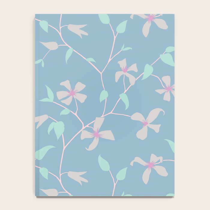 Floral Clematis Vine - Cool Summer Notebook Gallery Image 4