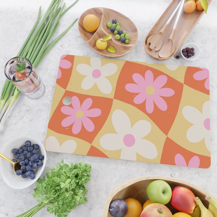 Floral thirteen Cutting Board Gallery Image 2