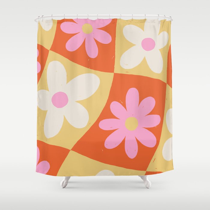 Floral thirteen Shower Curtain Gallery Image 1