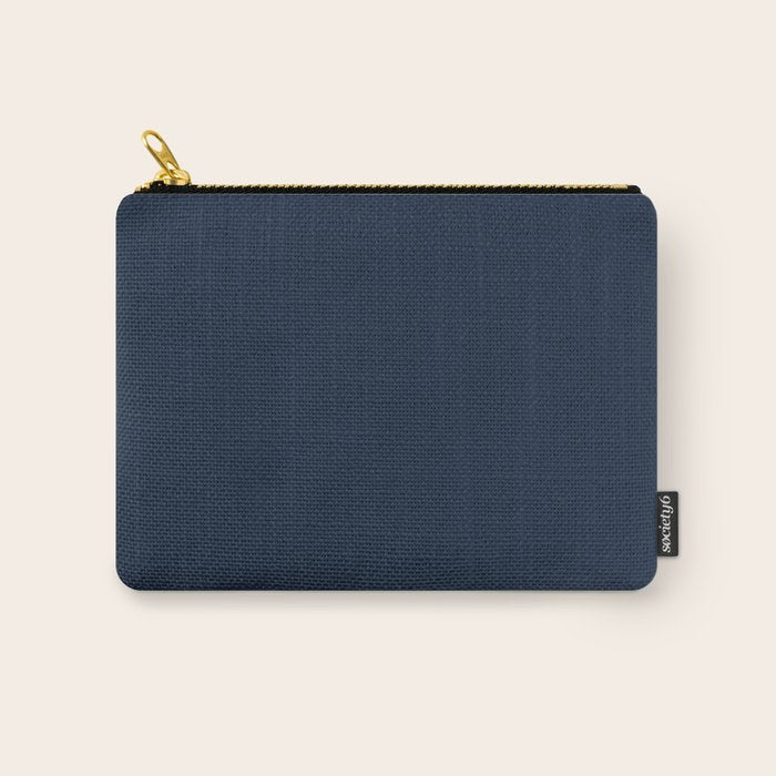 Twilight Blue Solid Color Carry All Pouch Gallery Image 1