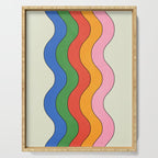 Retro Candy Waves Serving Tray Gallery Image 1
