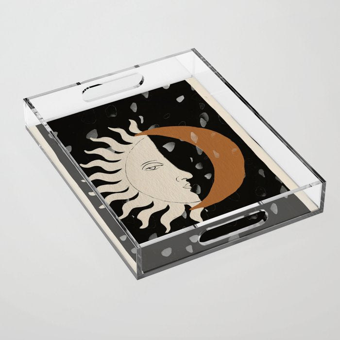 Sun and Moon Acrylic Tray Gallery Image 1