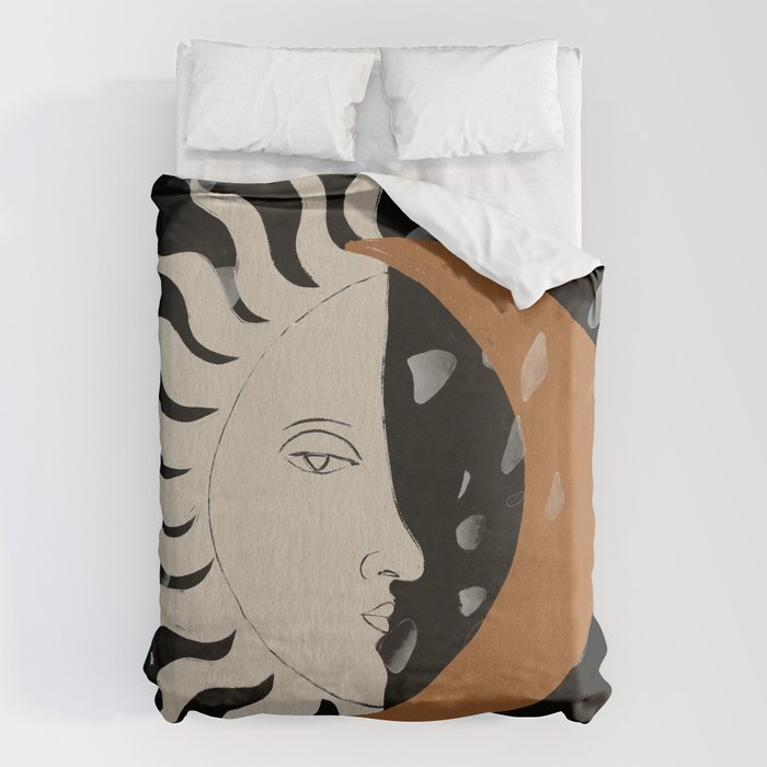 Sun and Moon Duvet Cover Gallery Image 1