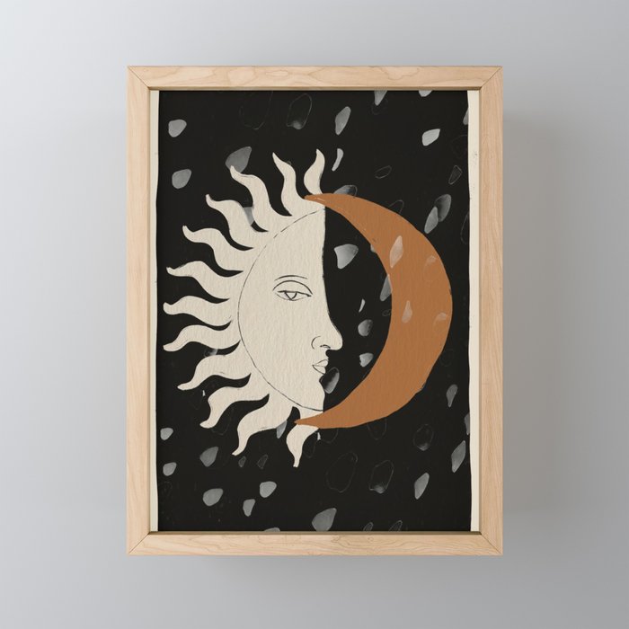 Sun and Moon Mini Art Print Gallery Image 1