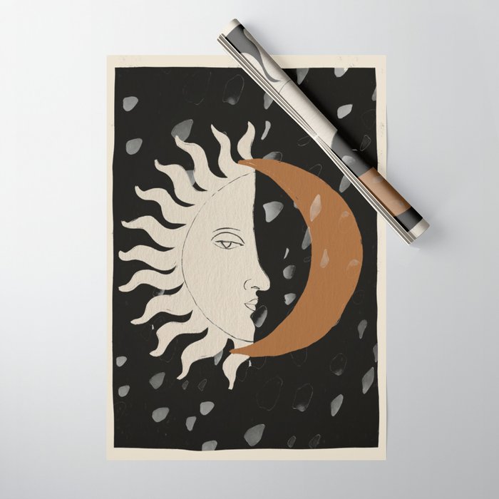 Sun and Moon Wrapping Paper Gallery Image 1