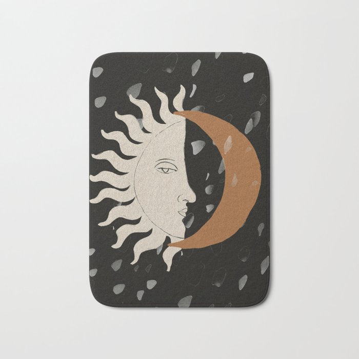 Sun and Moon Bath Mat Gallery Image 1