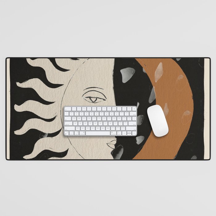 Sun and Moon Desk Mat Gallery Image 1