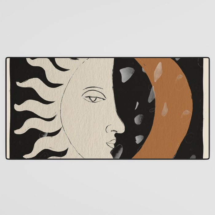 Sun and Moon Desk Mat Gallery Image 3