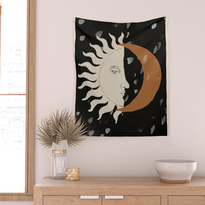 Sun and Moon Wall Tapestry Gallery Image 2
