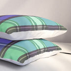 Fusion Colorful Toned Grids B Pillow Sham Gallery Image 3