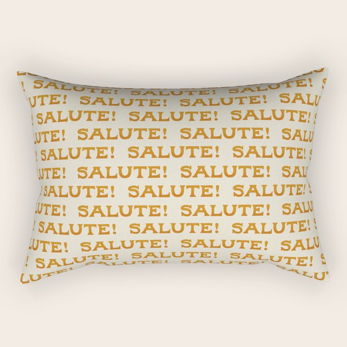 Salute Pattern - Amalfi Coast Cocktails Rectangular Pillow Gallery Image 1