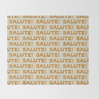Salute Pattern - Amalfi Coast Cocktails Throw Blanket Gallery Image 2