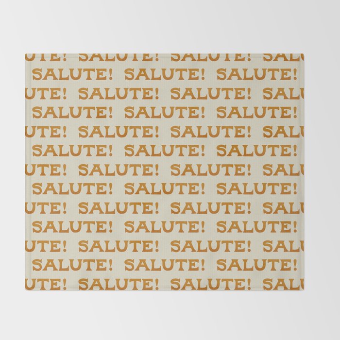 Salute Pattern - Amalfi Coast Cocktails Throw Blanket Gallery Image 2