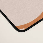 Mod Pods Retro Geo Pattern in Burnt Orange Cream Desk Mat Gallery Image 4