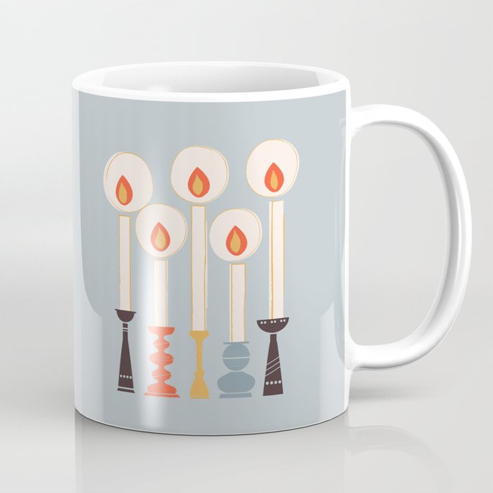 Festive Candles Coffee Mug Gallery Image 1