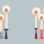 Festive Candles Coffee Mug Gallery Image 2