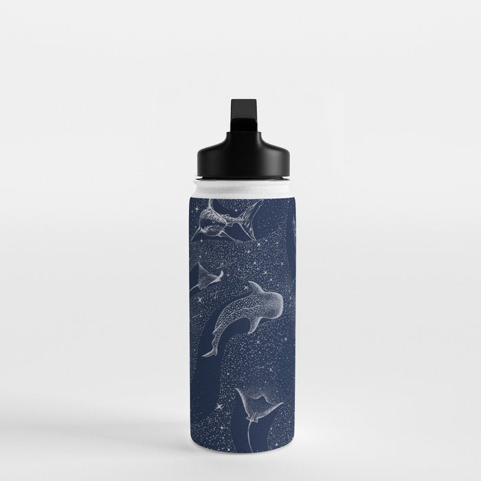 Cosmic Ocean with astronaut Water Bottle Gallery Image 3