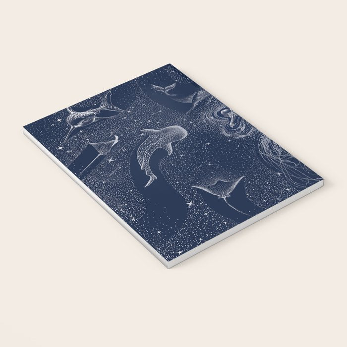 Cosmic Ocean with astronaut Notebook Gallery Image 3