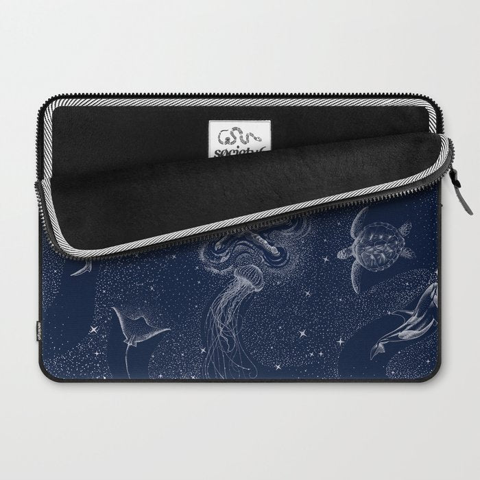 Cosmic Ocean with astronaut Laptop Sleeve Gallery Image 2