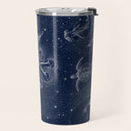 Cosmic Ocean with astronaut Travel Mug Gallery Image 2