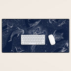 Cosmic Ocean with astronaut Desk Mat Gallery Image 1