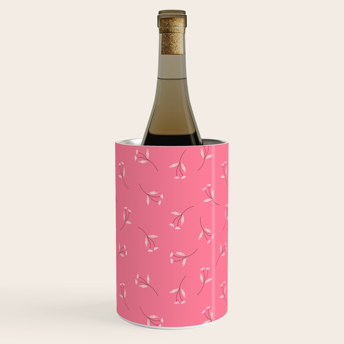 Pressed Posies - Retro Pink Wine Chiller Gallery Image 2