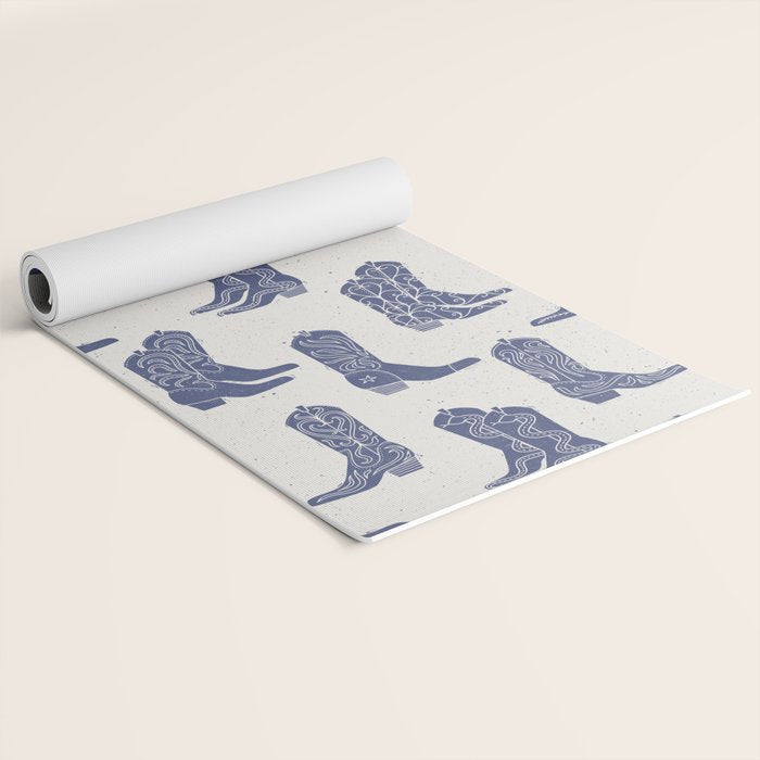 Cowboy Boots Yoga Mat Gallery Image 2