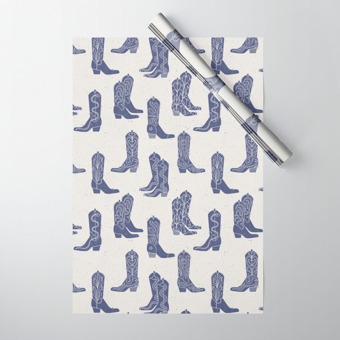 Cowboy Boots Wrapping Paper