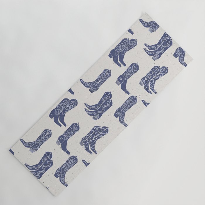 Cowboy Boots Yoga Mat Gallery Image 1